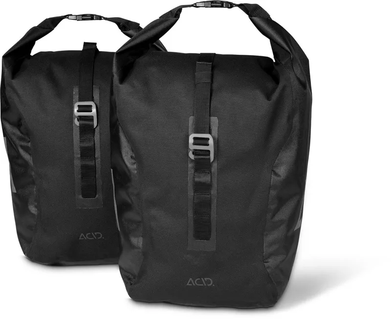 Acid Travlr 2 x 20L Pannier Bags in Black